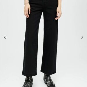 Black Redone high rise jeans